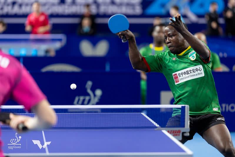 BÉNIN AU MONDIAL DE TENNIS DE TABLE : GEOFFROY BADOKONON PLAIDE POUR PLUS DE STAGES À L’ÉTRANGER